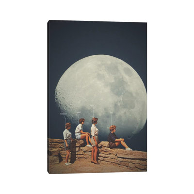 FriendsnotFriends by Frank Moth - Print on Canvas
