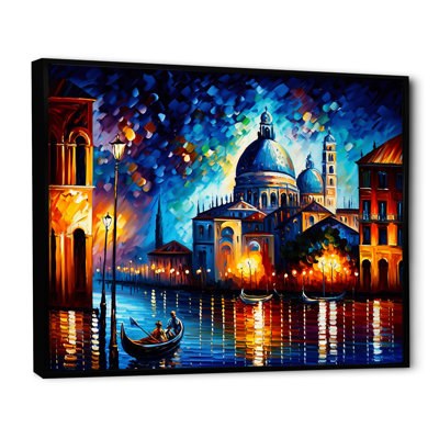 «Colorful Venice City», reproduction sur toile