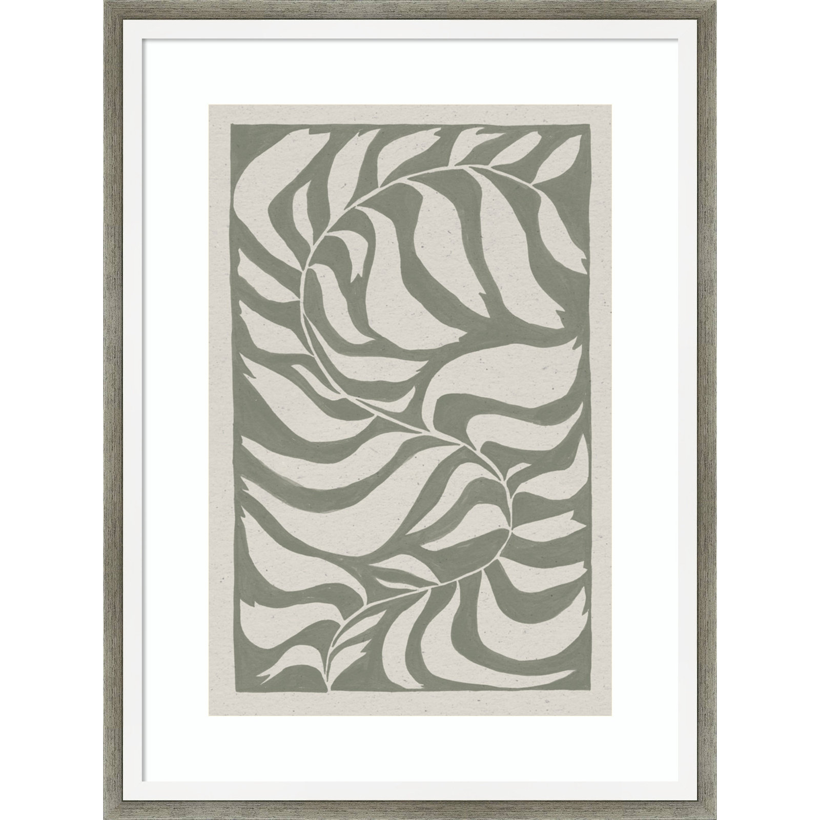 Winding Vine by Moira Hershey, Gray, 17" H x 13" W x 2" D