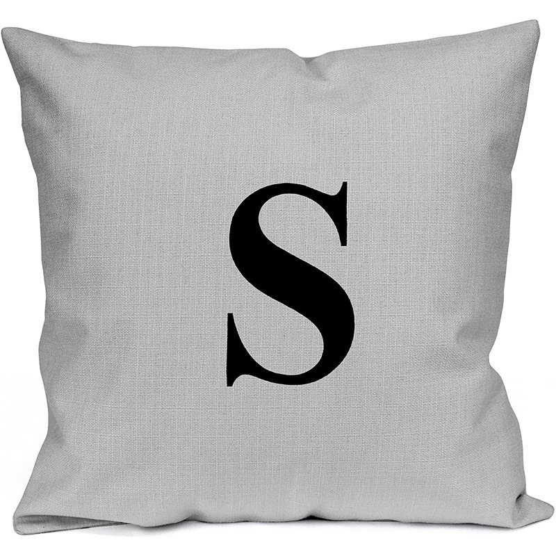 Blayton Black Square Cushion Cover
