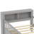 Twin Size Bed With Headboard Storage Rack, Two Under-Bed Drawers, Three-Side Guardrails For Safety And Security-1287532741