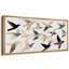 «Abstract Flying Birds» - Impression sur toile encadrée surdimensionnée-111653619-111653617