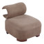 Modern Beige Polyester Accent Chair for Living Room - Pet-Friendly-677895745