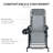 2 Pieces Outdoor Rocking Chairs, Foldable Reclining Zero Gravity Lounge Rocker-807764358