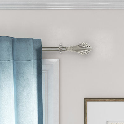 Darcey Adjustable Single Curtain Rod