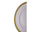 27Cm Dinner Plate With Gold Rim