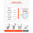 Bidet Attachment for Toilet Self-Cleaning Dual Nozzles Adjustable Pressure