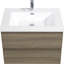Meuble-lavabo flottant 30 po avec lavabo, meuble-lavabo mural avec lavabo à surface solide et tiroirs à fermeture en douceur entièrement assemblés-909052591