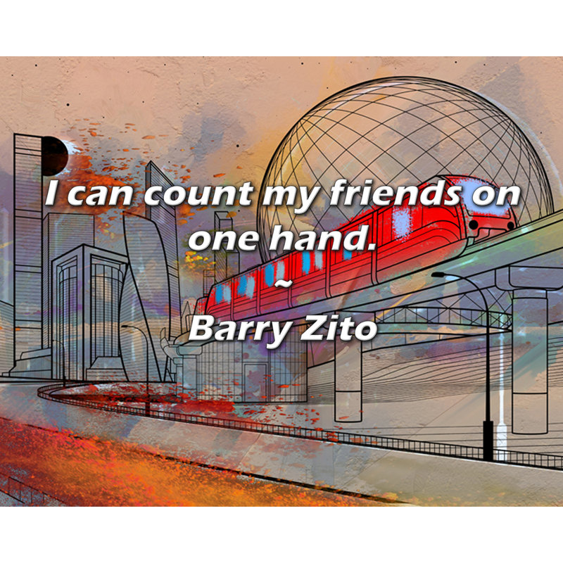 Citation de Barry Zito: Je compte mes amis d'une seule main.