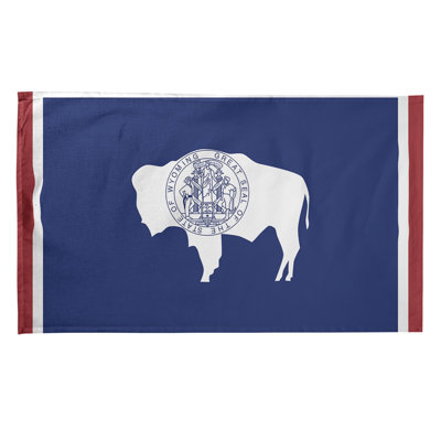 Serviette de thé à drapeau wyoming