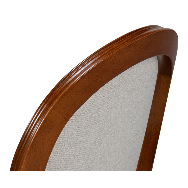 Hugo Upholstered Dining Chair, Brown
