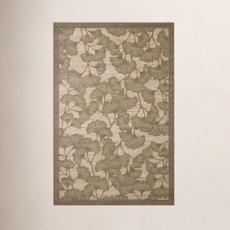 Delao Olive / Sage Area Rug, Rectangle 7'6" x 9'6"