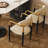 Exquisite And Durable Armrest Sponge Dining Chairs
