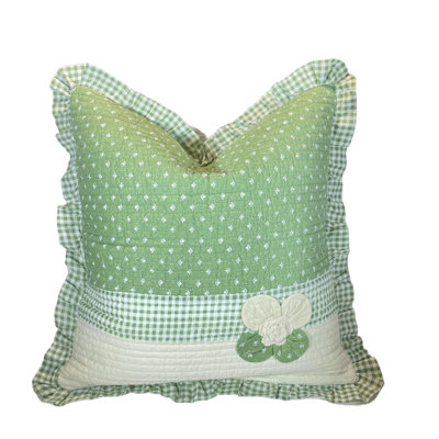 Moonfairyco  Check Throw Pillow Cover