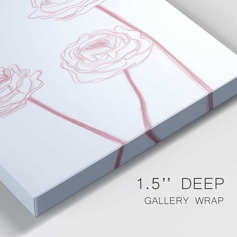 PEONY BLOOMS I par Kayleigh Wold - Ensemble de 2 reproductions sur toiles tendues, H 40 po x l 60 po x P 1 po