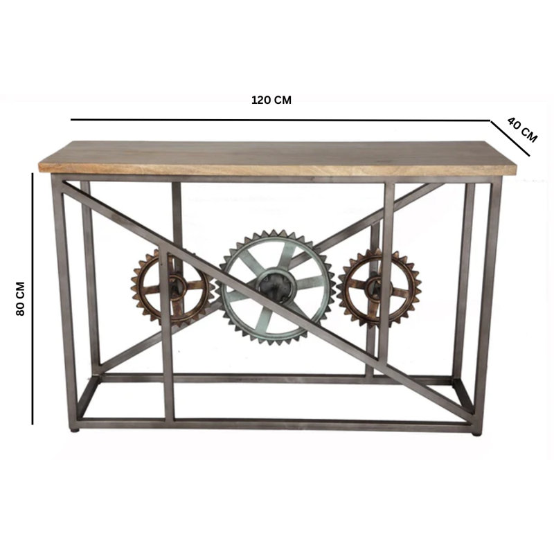 Winchcombe 120cm Solid Wood Top Console Table