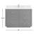 Porto 48'' Single Bathroom Vanity with Quartz Top-337812402-337830746