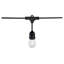 24Ft - LED String Light - Includes 12-S14 Bulbs - 2000K - 120 Volts