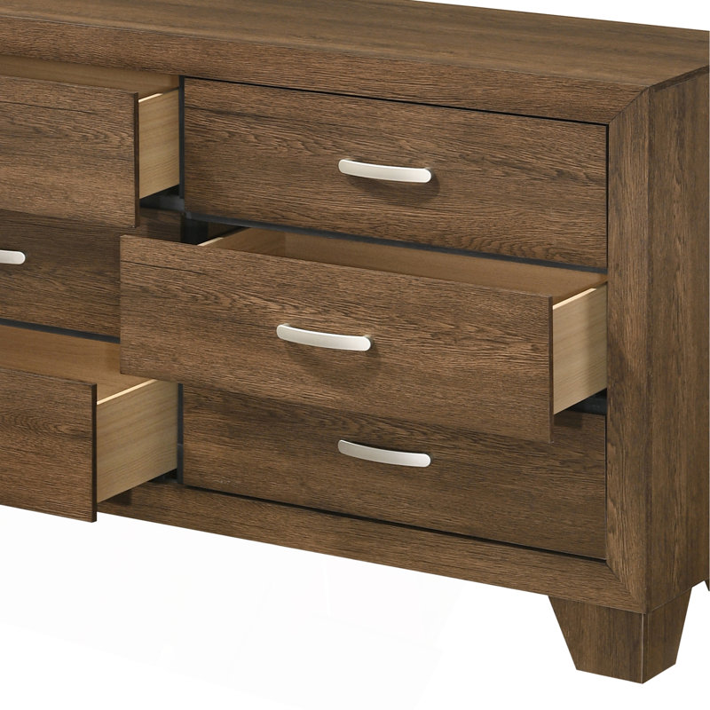 Commode à finition chêne Miquell