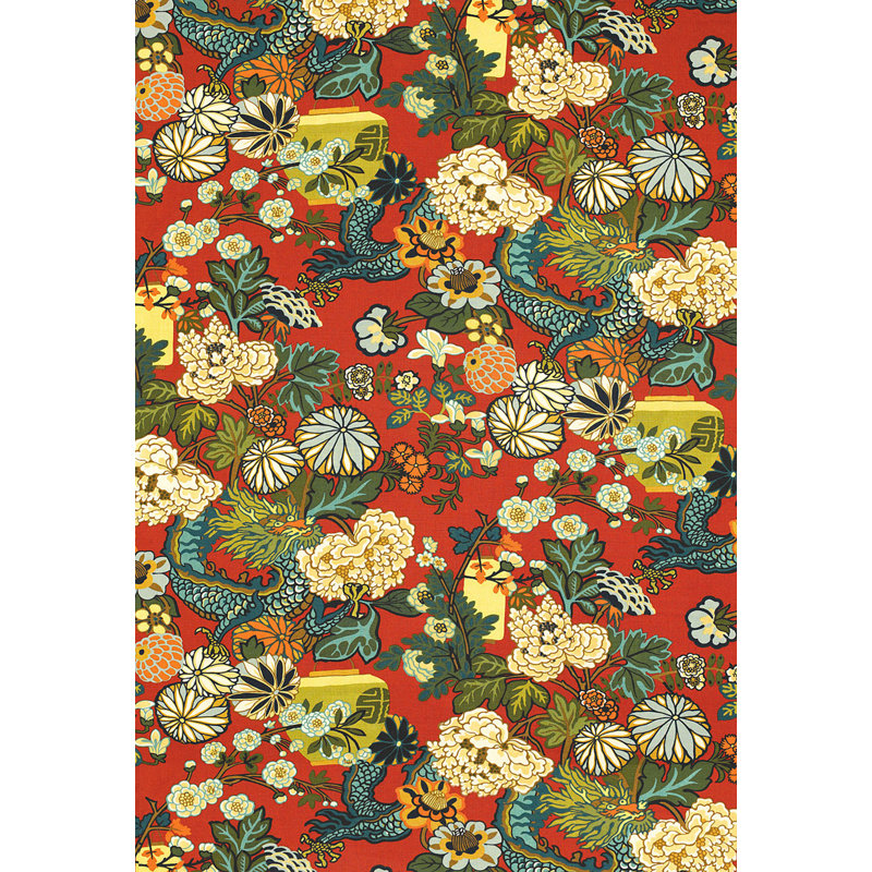 Tissu du dragon de Tchang Maï, Laque