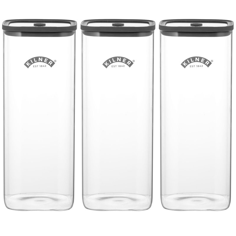 Kilner Fresh Storage Square Jar 3.5L, 3