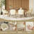 Modern Upholstered Dining Chair with Wooden Legs-2105994138