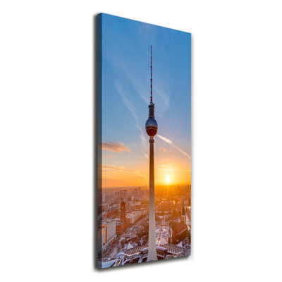 Television Tower - Wrapped Canvas Print