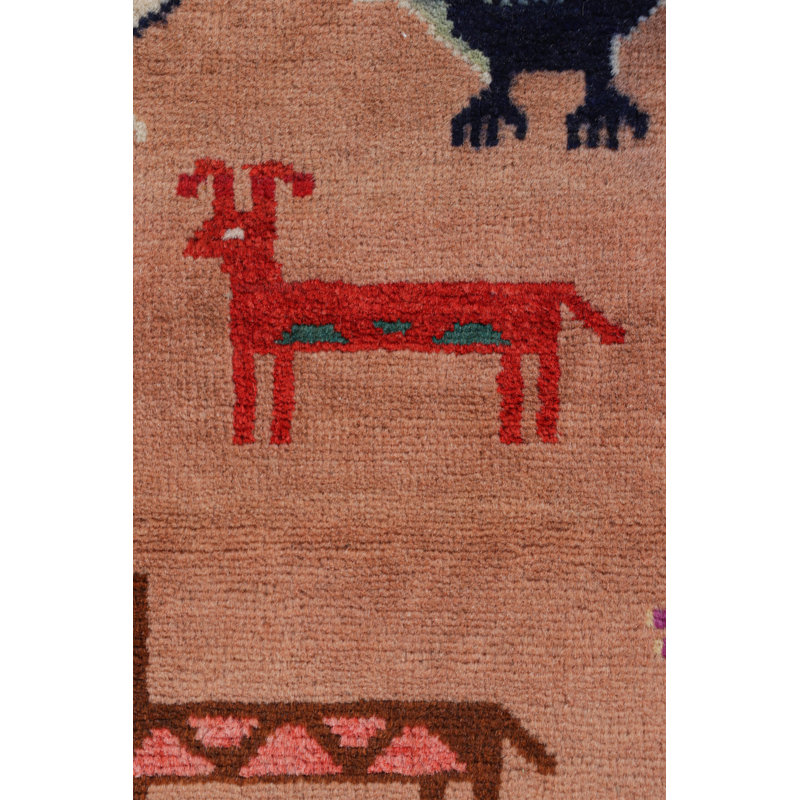 One-of-a-Kind 2'9"X3'11" Hand Knotted Area Rug