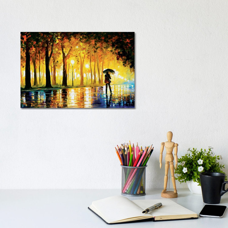 Bewitched Park by Leonid Afremov - Painting on Canvas, 66.04 cm H x 45.72 cm W x 3.175 cm D, Wrapped Canvas