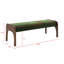Banc long rembourré 50,25 po Chenille-428713447