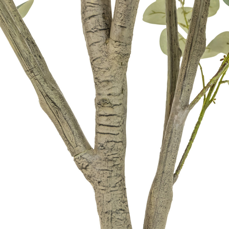 Faux Eucalyptus Tree-Faux Eucalyptus Tree-9', 107" H x 50" W