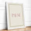 Pause Minimalist - Framed Print-1104719546-1104719544
