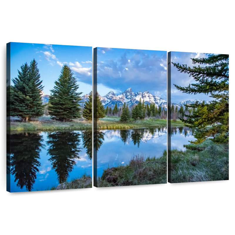 Alvord Teton Pines Reflection, 24" H x 38" W
