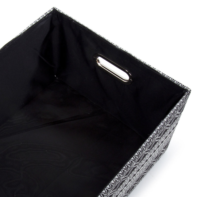 Ensemble de paniers 5 pièces zig zag fabric