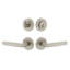 Circolo Moderno Entry Lever Set with Single Cylinder Deadbolt-444949684-532739206-444949685