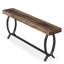 Console 70,87 "avec pieds en queue de poisson - canapé extra long derrière le canapé