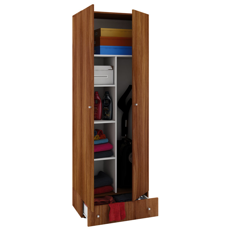 Fallon 2 -Door, Tan, 198cm x 70cm W x 40cm D