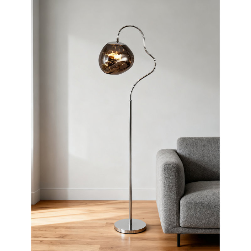 Lampe sur pied en métal Bauhaus