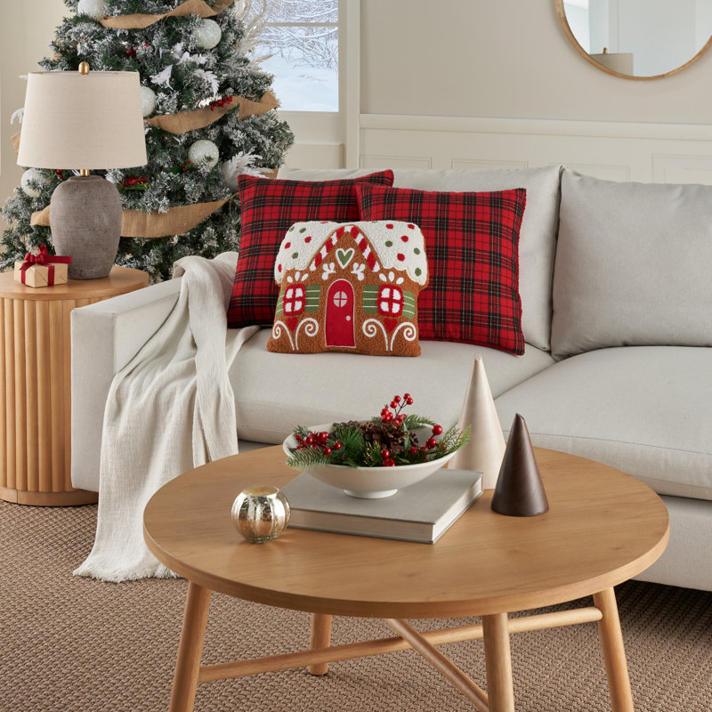 Mina Victory Holiday Pillow Sets 100% Polyester Reversible Throw Pillow set 3/3pcs