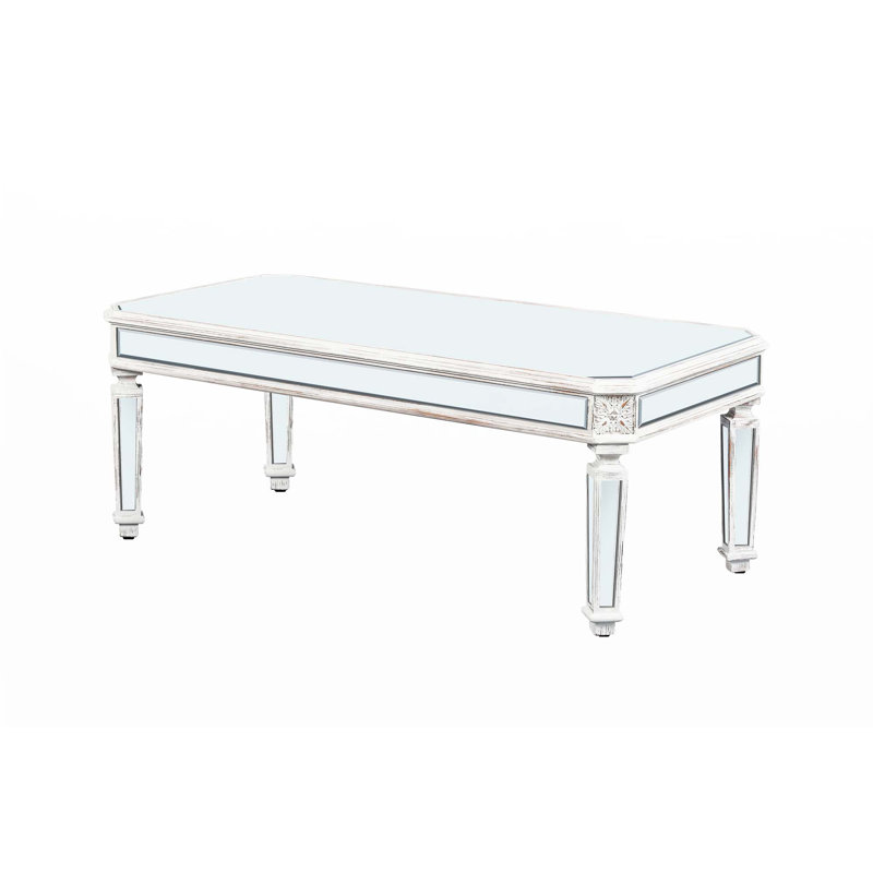 Silver Mirrored Coffee Table