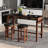 Ebern Designs Bar Table With Power Outlets Counter Height Table With Storage Compartments Wooden-239613860-239613863