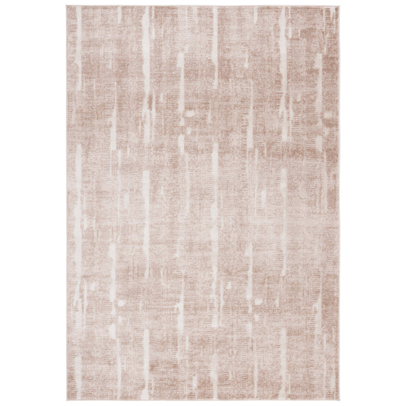Whisper Performance Abstract Rug, Round 6'7"