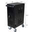 16 armoires de recharge verrouillables pour ordinateur portable et en noir. Rechargez 16 appareils simultanément. Unité de rangement sécurisée. Espace portable. Convient à différents types de tablettes. Disposition soignée du cordon. Ul Power Chargers.-870965205