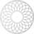 Cannes Architectural Grade PVC Pierced Ceiling Medallion-40714661-40714680