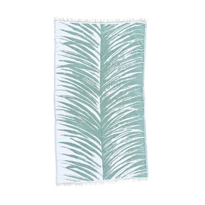 Serviette de plage en coton tropical