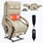 Power Brown Leatheraire Lift Recliner Chair Dual Motor Infinite Position Up To 350 LBS-1288571764