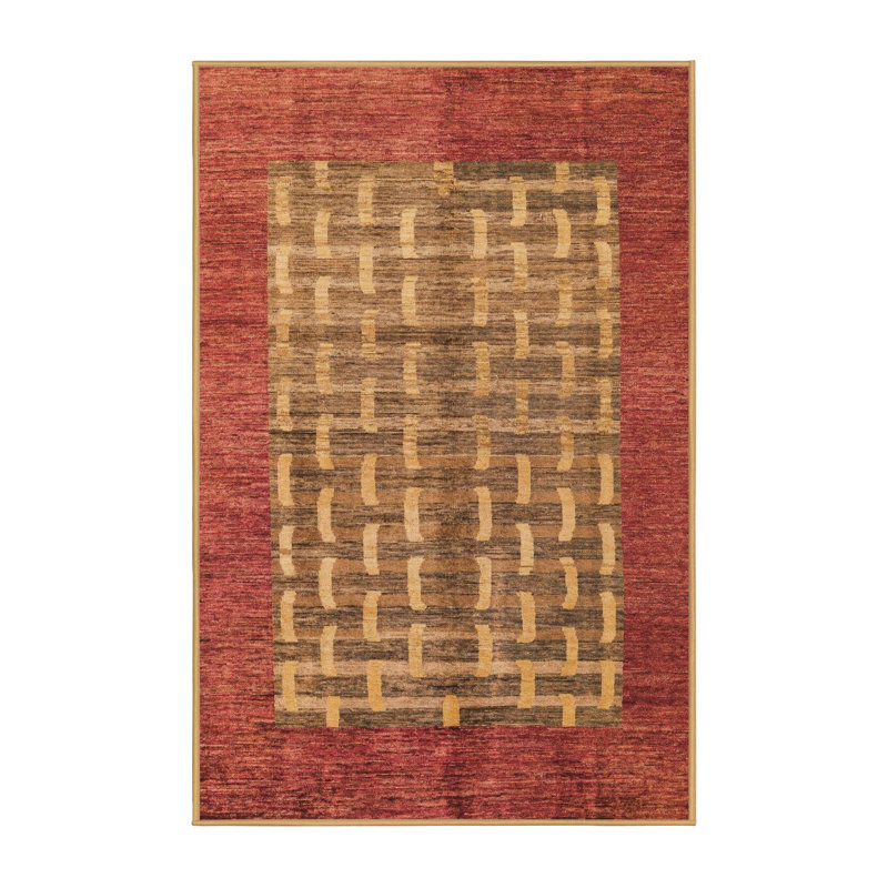 Tapis multicolore Aleppo, Rectangle 2 pi x 4 pi