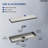 11.81" x 3.8" Linear Grid Shower Drain-110911445