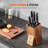 VEVOR 1 Slot Acacia Universal Knife Block