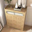 Commode 4 tiroirs en bois pour la chambre à coucher, grande commode double avec tiroirs larges, commode moderne, commode de rangement, commode pour chambre de bébé, salon, couloir, chambre à coucher, chambre d'enfant